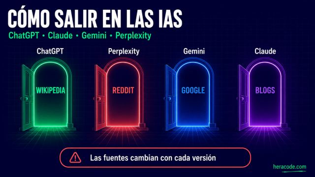 Cómo aparecer en ChatGPT, Claude, Gemini y Perplexity (GEO): la guía honesta