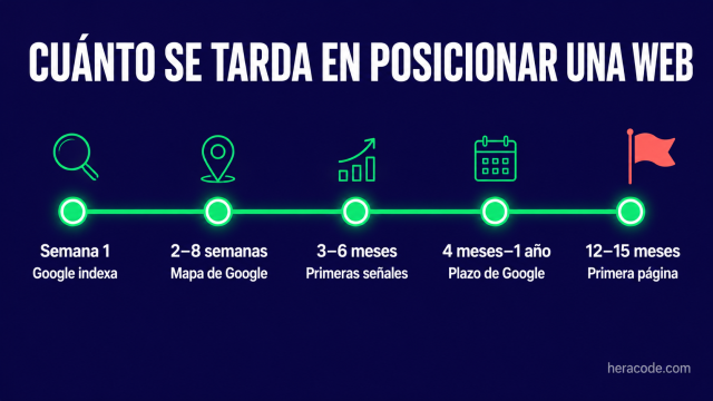 ¿Cuánto se tarda de verdad en posicionar una web en Google? Plazos reales por escenario