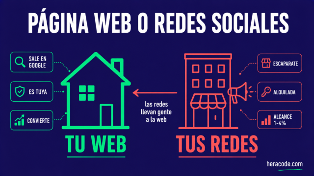 ¿Página web o redes sociales para tu negocio? Qué dicen los datos